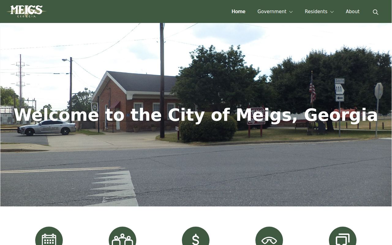 Meigs city-record routing and official municipal information page